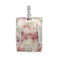 Cinnabar Silver Pendant