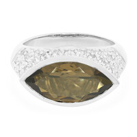 Smoky Quartz Silver Ring