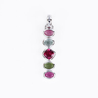Tourmaline Silver Pendant