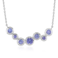 Tanzanite Silver Necklace