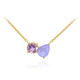 Lavender Quartz Silver Necklace