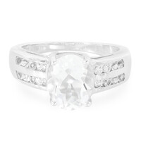 Petalite Silver Ring