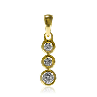 18K VS1 (F) Diamond Gold Pendant (adamantes [!])