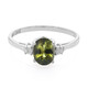 Cuprian Tourmaline Silver Ring