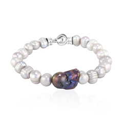 Freshwater pearl Silver Bracelet (TPC)