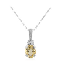 Citrine Silver Necklace