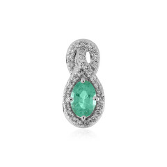 9K Colombian Emerald Gold Pendant
