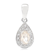 Silver Shiller Sunstone Silver Pendant