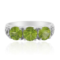 Peridot Silver Ring