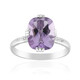 Rose de France Amethyst Silver Ring