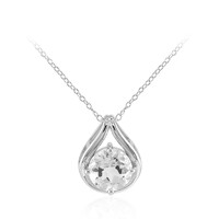White Topaz Silver Necklace