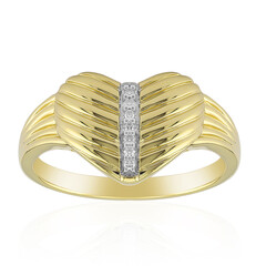 SI1 (G) Diamond Silver Ring
