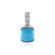 Sleeping Beauty Turquoise Silver Pendant (Faszination Türkis)