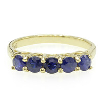 Burmese Blue Sapphire Silver Ring