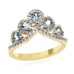 Ofiki Aquamarine Silver Ring
