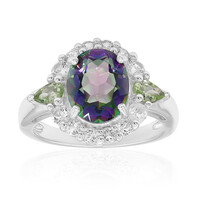 Mystic Quartz Silver Ring