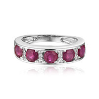 Madagascar Ruby Silver Ring