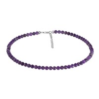 Amethyst Silver Necklace