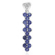Kanchanaburi Sapphire Silver Pendant