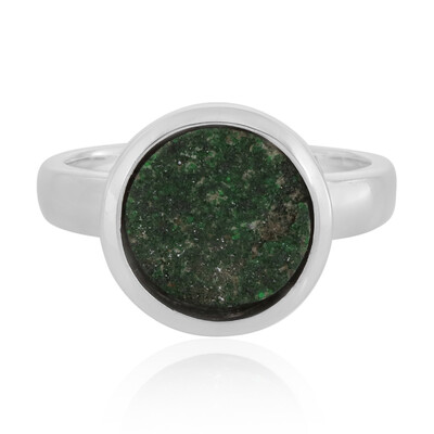 Uvarovite Silver Ring