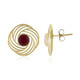9K Madagascar Ruby Gold Earrings (Ornaments by de Melo)