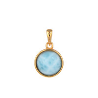 Larimar Silver Pendant