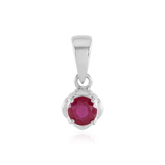 Madagascar Ruby Silver Pendant