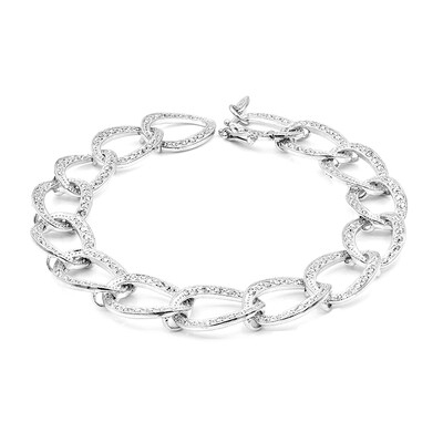 Chrome Marcasite Silver Bracelet (Dallas Prince Designs)