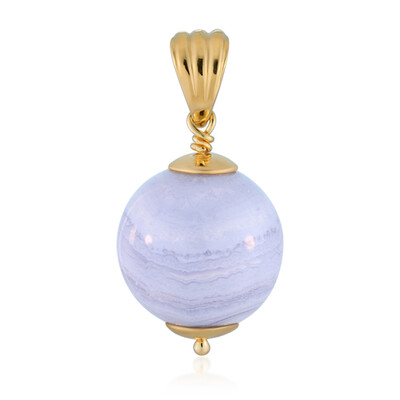 Chalcedony Silver Pendant