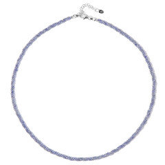 Tanzanite Silver Necklace