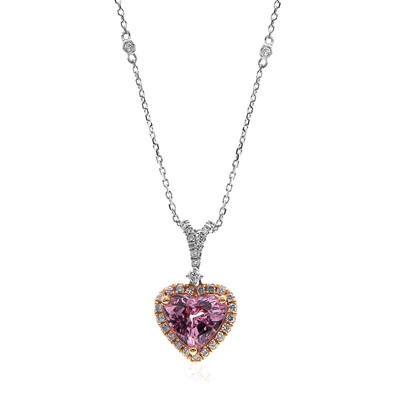 18K Pink Burmese Spinel Gold Necklace (CIRARI)