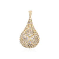 9K Zircon Gold Pendant (KM by Juwelo)