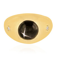 Indian star diopside Silver Ring