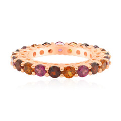 Mozambique Garnet Silver Ring