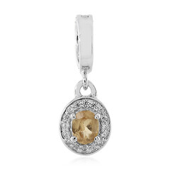 Imperial Garnet Silver Pendant