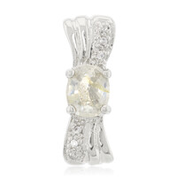 Cuprian Tourmaline Silver Pendant