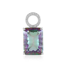 Mystic Quartz Silver Pendant