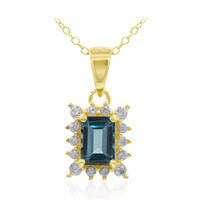 London Blue Topaz Silver Necklace