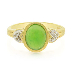 Imperial Chrysoprase Silver Ring