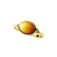 Baltic Amber Silver Ring