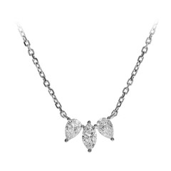 18K SI1 (H) Diamond Gold Necklace (CIRARI)
