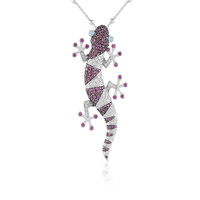 Swiss Blue Topaz Silver Necklace (Dallas Prince Designs)