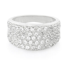 White Sapphire Silver Ring