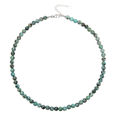 Chrysokolla Silver Necklace
