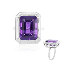 Siberian Amethyst Silver Ring