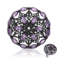 Amethyst Silver Ring
