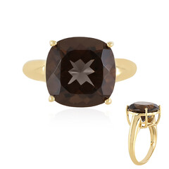 Smoky Quartz Silver Ring