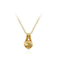 Citrine Silver Necklace