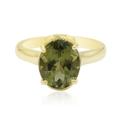 9K Fort Dauphin Apatite Gold Ring (Tenner Diniz)