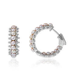 Freshwater pearl Silver Earrings (Dallas Prince Designs)